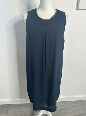 Robe bleue marine et dorée H&M T46 3XL