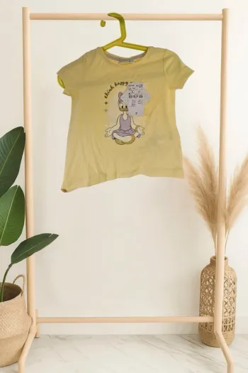 👧T-shirt jaune •bébé • Daisy Duck