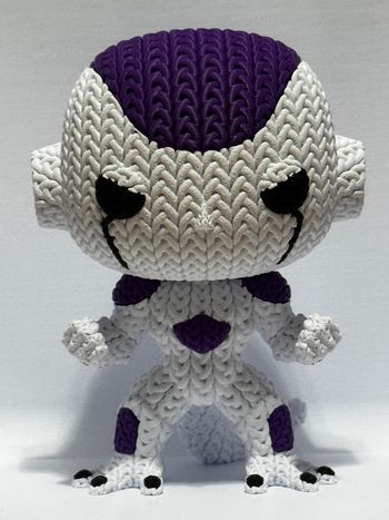 Figurine freezer version tricoté