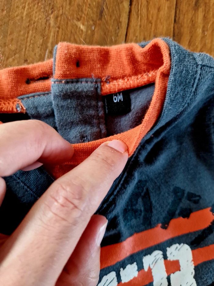 T-shirt manches longues 6 mois - photo numéro 2