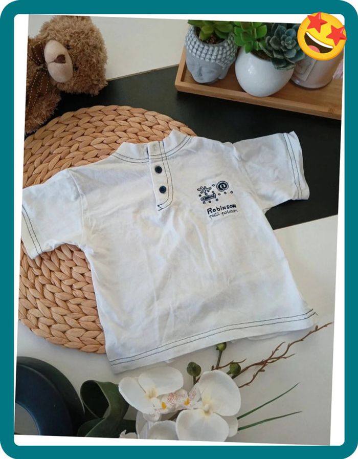 Tee-shirt d'été garçon Taille 12 mois🌿🦁 - photo numéro 2
