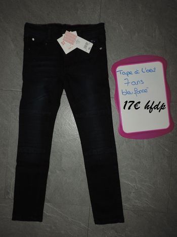 jeans tape à l'oeil taille 7 ans