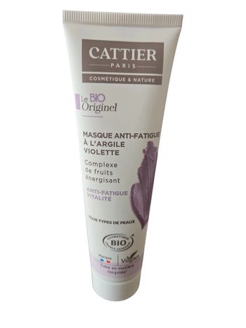 💜 Cattier Paris – Masque Anti-Fatigue à l’Argile Violette 💜