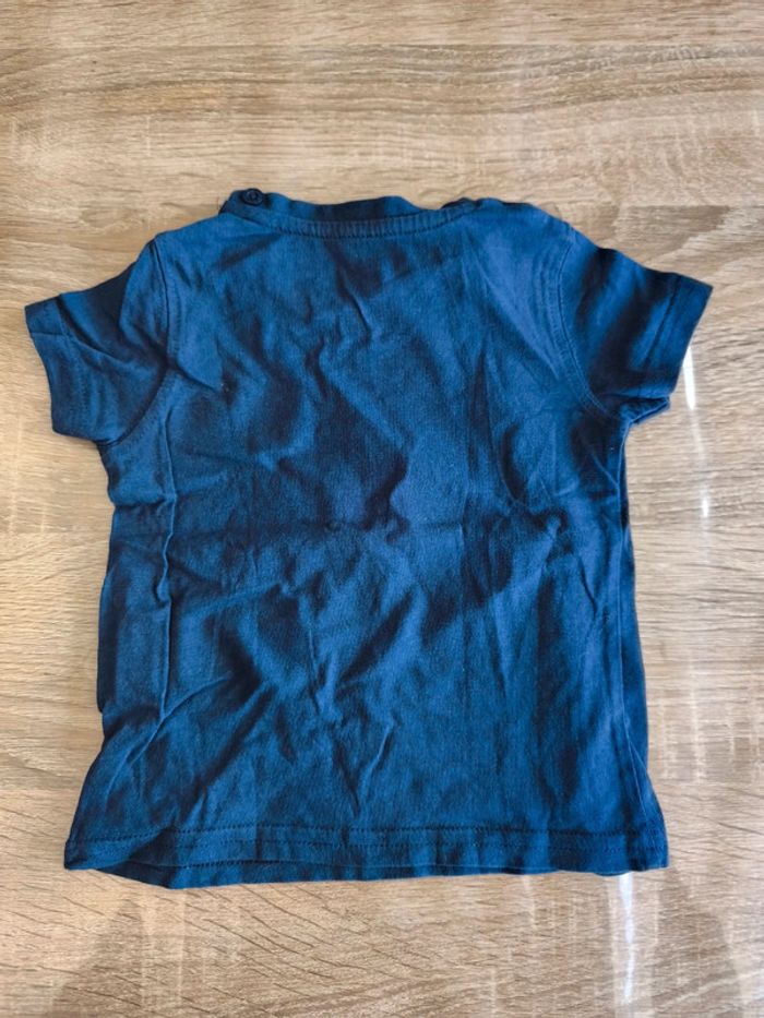 Tee shirt manches courtes garçon 9 mois - photo numéro 2