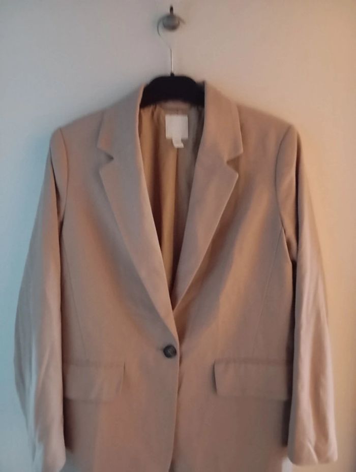 Veste beige femme hm taille Xs - photo numéro 2