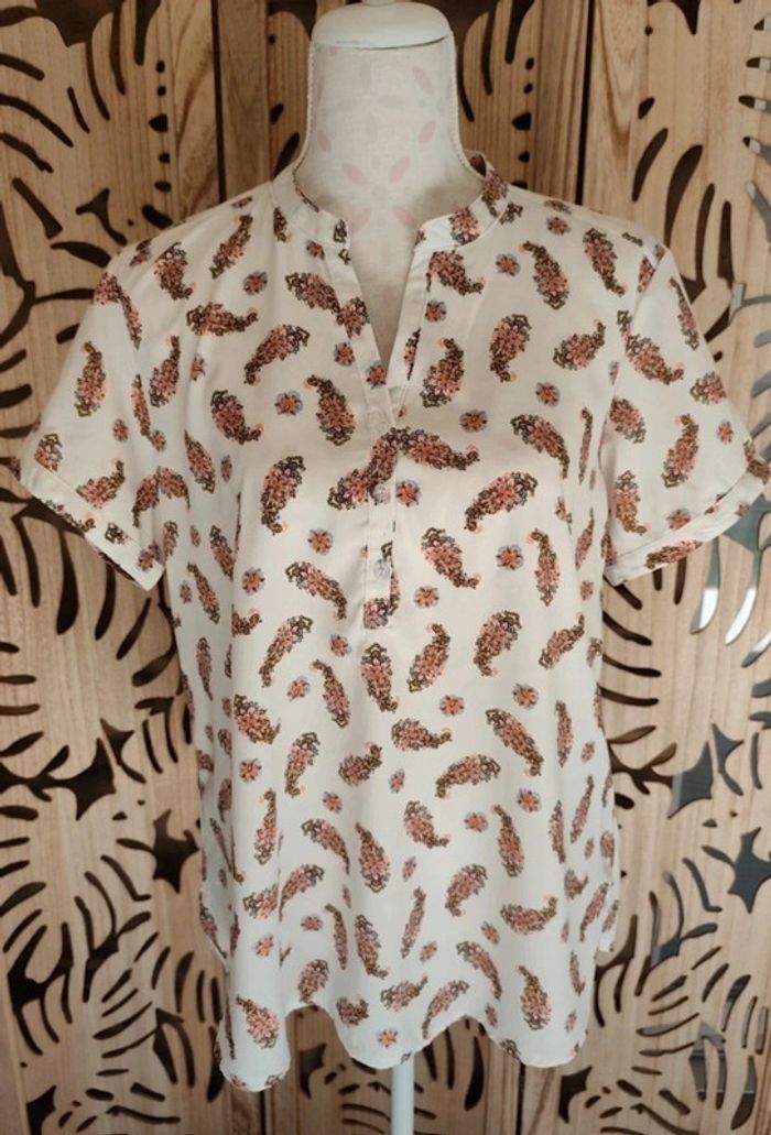 Blouse fluide imprimé T 46 Boteli - photo numéro 2