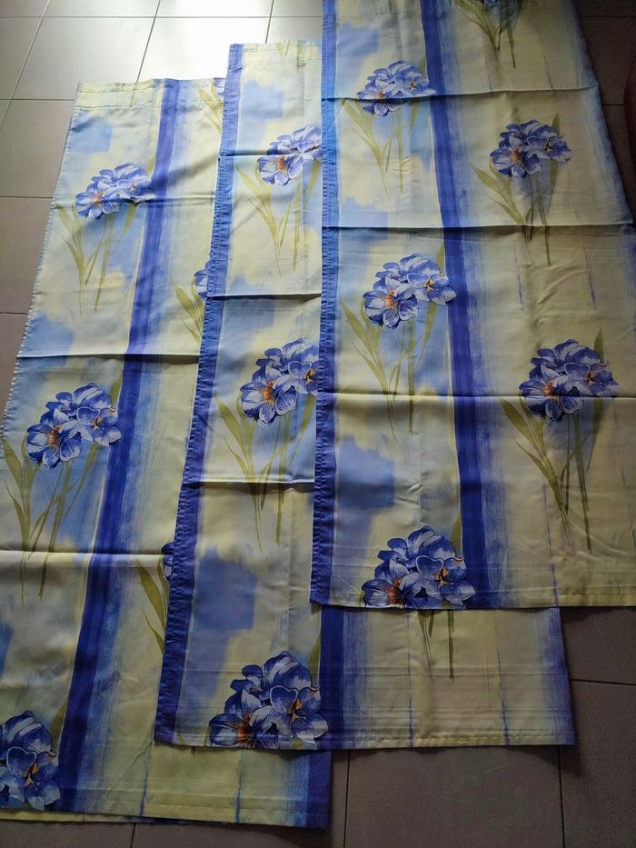 Lot de 3 rideaux sur mesure - photo numéro 2