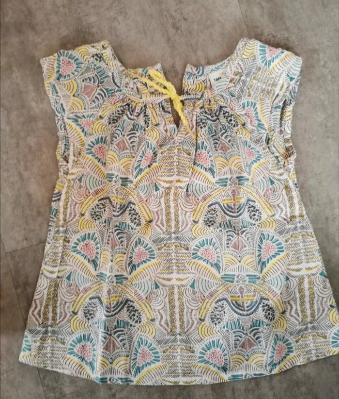 Blouse manches courtes bébé fille 9 mois