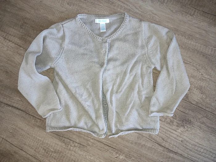 Gilet gris obaibi 23 mois