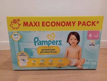 1 Carton couches Pampers premium Taille 4 - Maxi-Ecopack - carton de 90 couches
