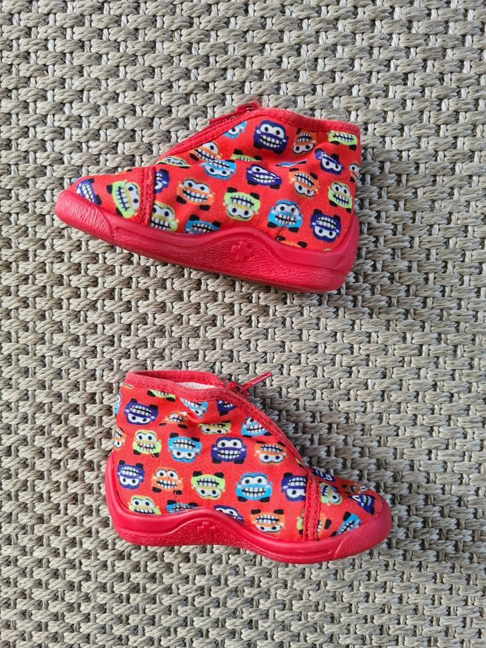 Chaussons voitures rouges - T 21 - photo numéro 7