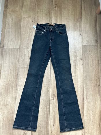 Jean foncé School Rag évasé leg W28