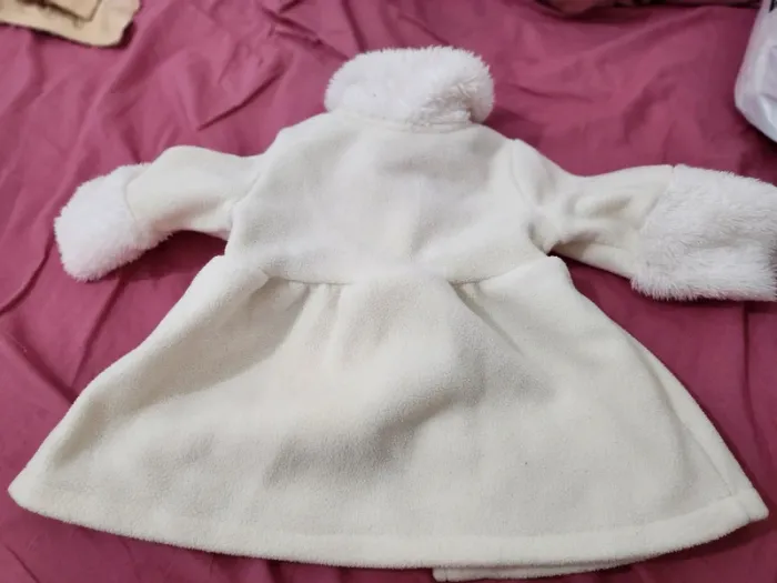 Lot manteau bebe fille rose et beige - photo numéro 3