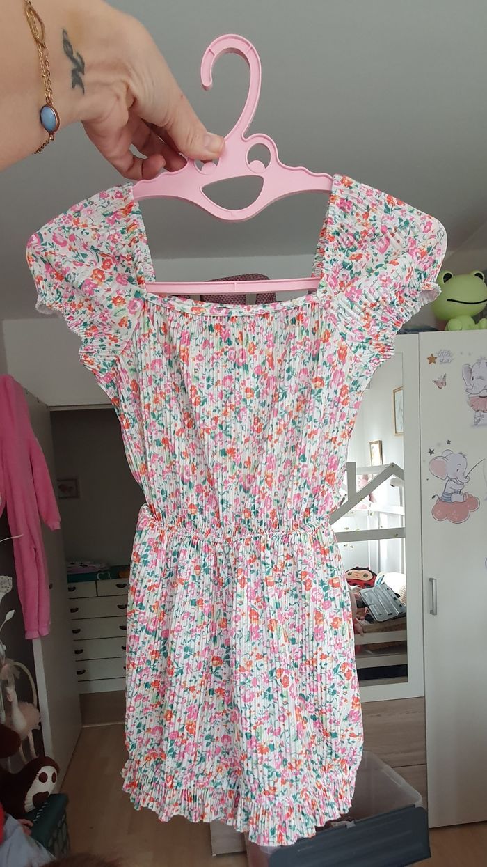 Combi-Short à manches courtes, motifs petites fleurs multicolores (5 ans-108/113Cm) / Kiabi