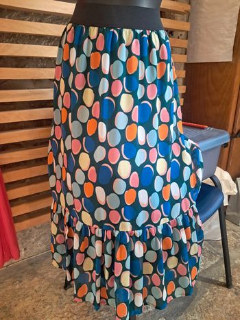 Md'M jupe longue été acidulée T.42 neuve