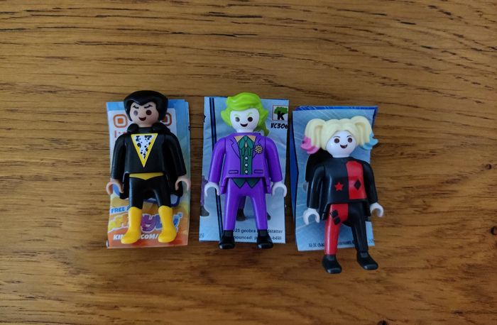 Lot de 3 Figurines Playmobil DC Comics