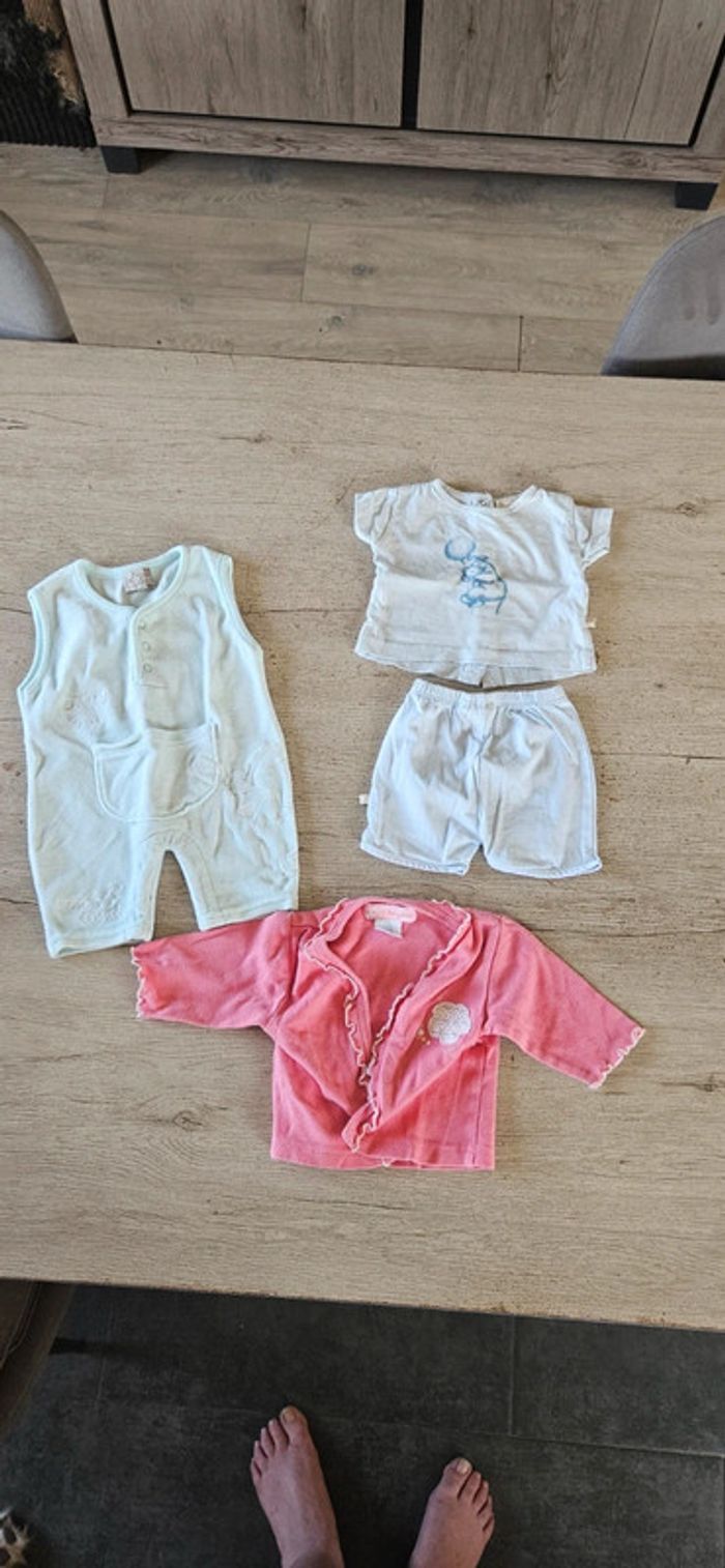 Lot de 11 pièces de taille 1 mois, fille Noukie s, Catimini, - photo numéro 7