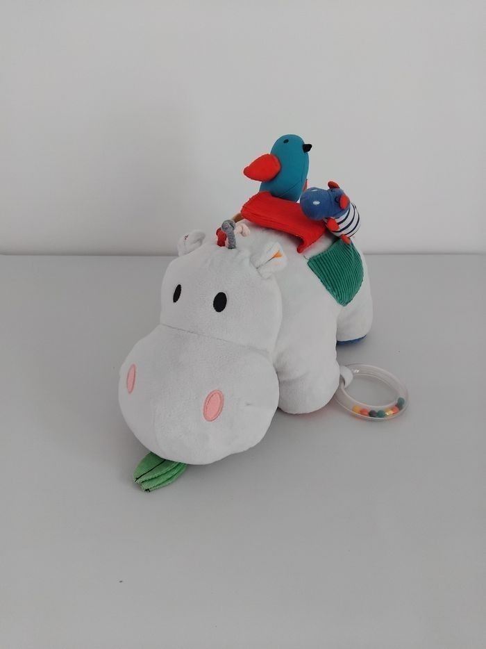 PELUCHE  Multi Activités Hippo Axel Jeu Eveil - photo numéro 6