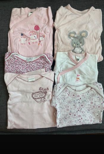 Lot de 6 bodys 6mois