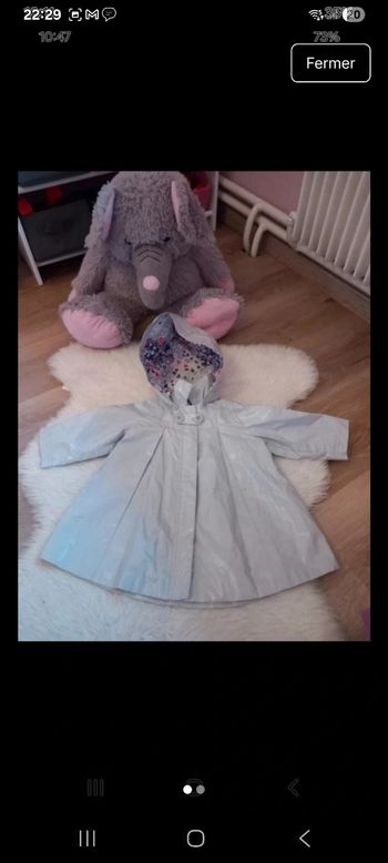 Très jolie veste parka 12 mois du pareil au même