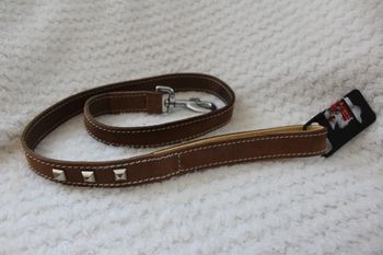 Laisse en croute de cuir