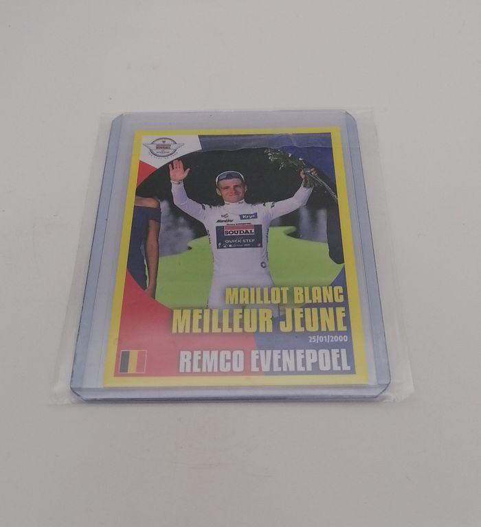Panini sticker Tour de France 2024 n° T25 Remco Evenepoel. - photo numéro 3