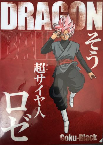 Pochette Dragonball super Black Goku