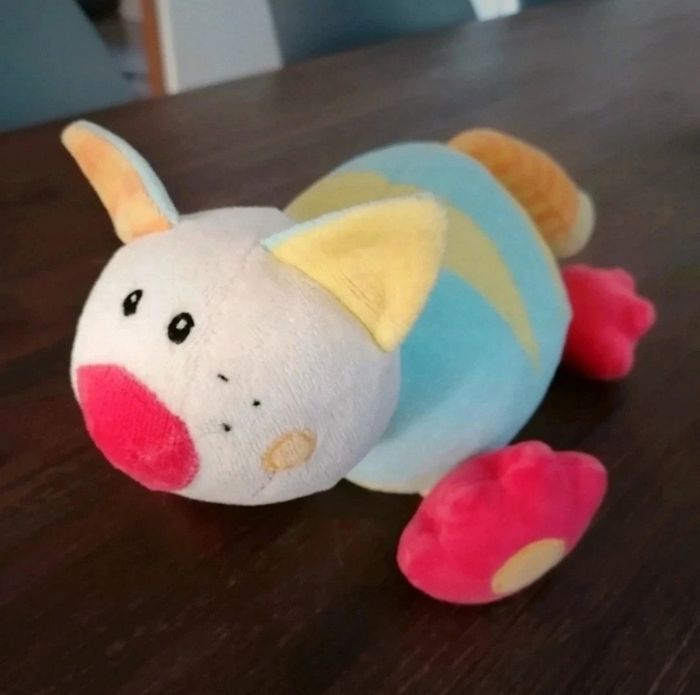 Chat coloré grelot Babysun 30 cm environ - photo numéro 2