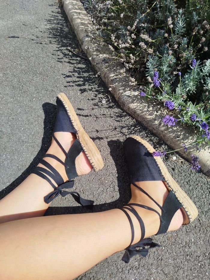 Espadrilles à liens croisés - photo numéro 2