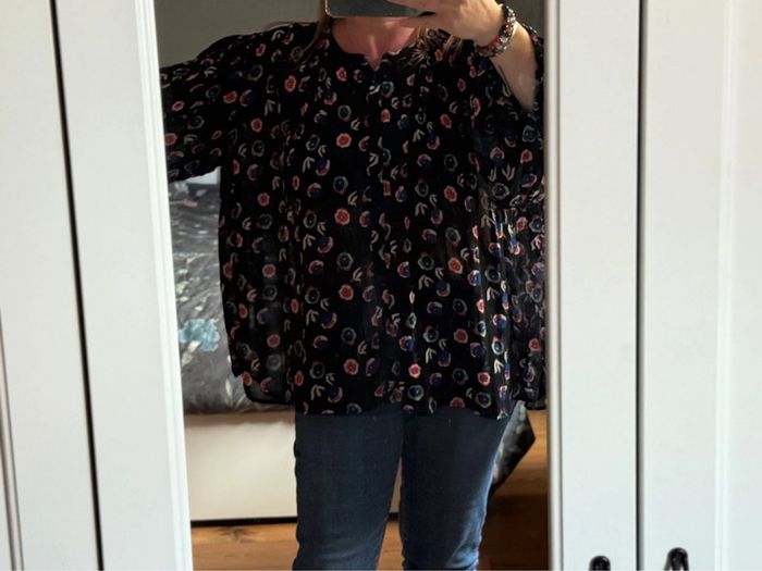 Superbe blouse fluide en voile ample Monoprix 🌸 40 42 44 - photo numéro 11