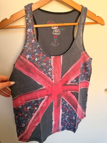 Débardeur drapeau Anglais Undiz