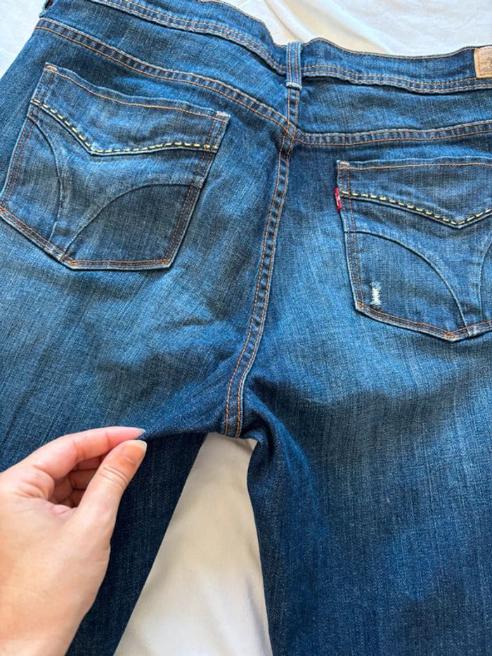 Jean Levi’s 505 straight leg droit bleu foncé vintage y2k 00s taille 44/46 2XL/3XL - photo numéro 18