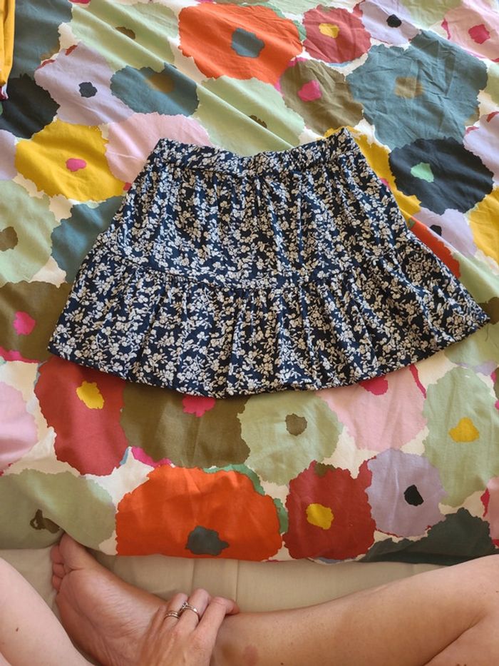 Jupe fleurie