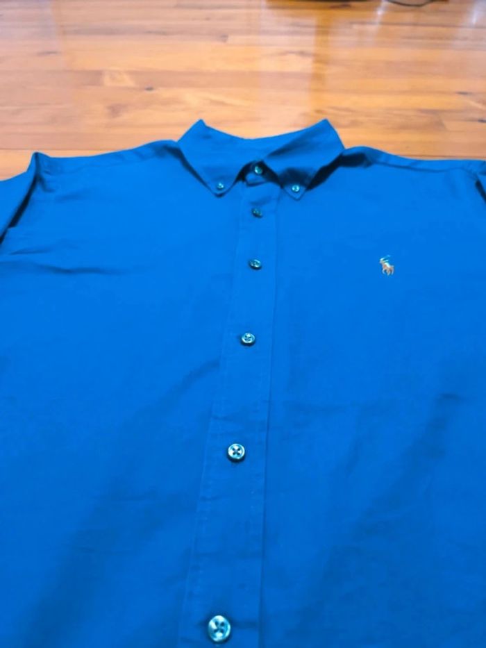 Chemise Ralph Lauren - Logo brodé premium - Bleu foncé, marine - Taille XL - photo numéro 7