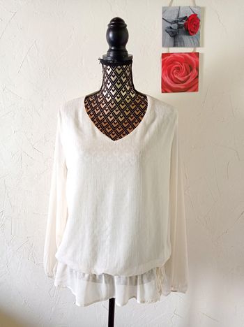 🌸Blouse manches longues, taille 46