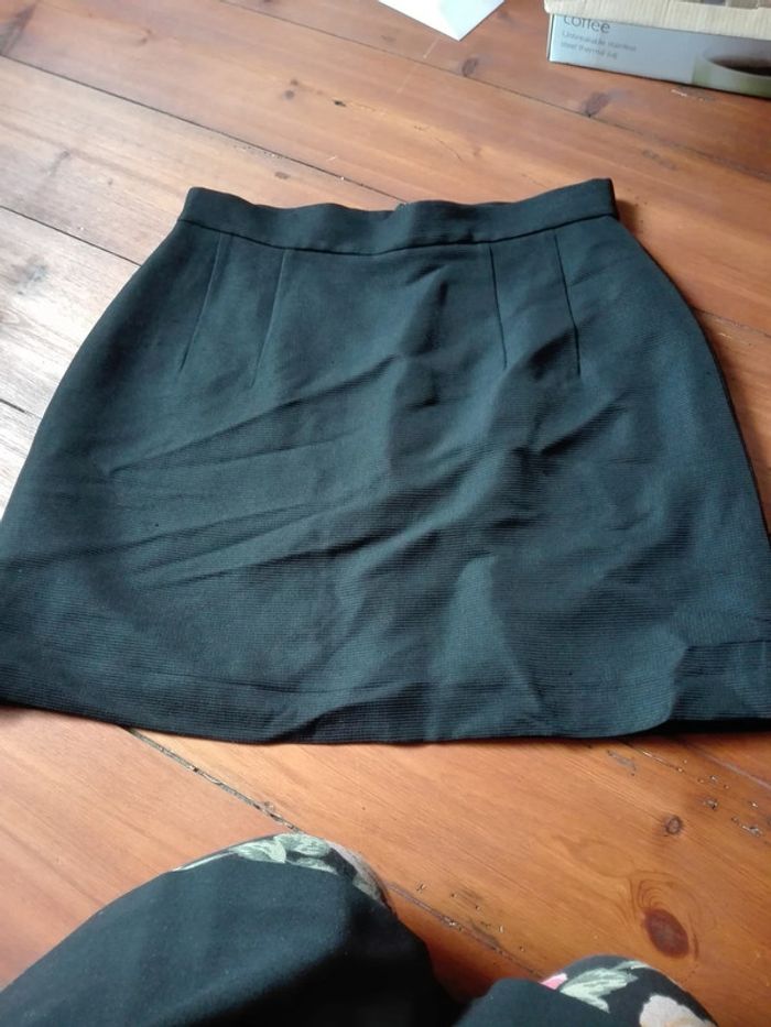 Jupe pinces noire zara