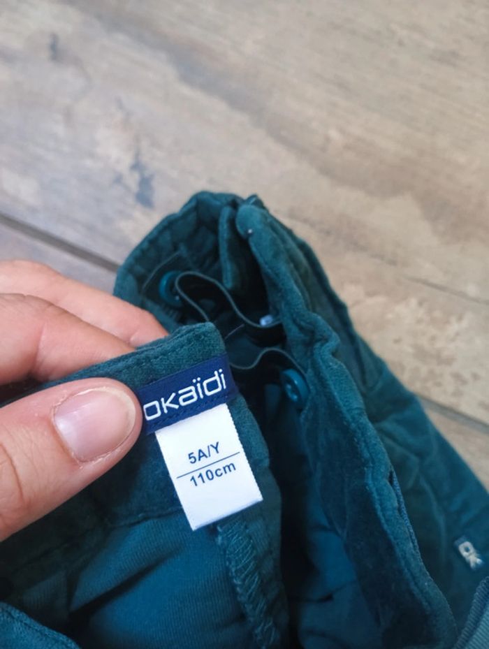 Short velours Fille 5 ans Okaïdi - photo numéro 2