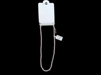 Collier perle rose leslii neuf avec étiquette