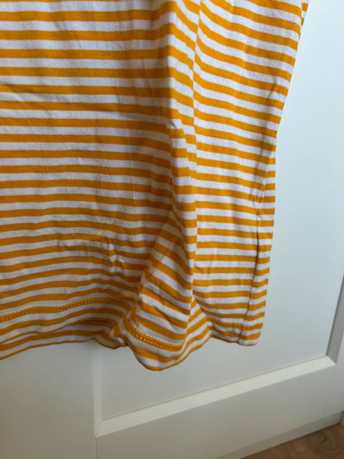 581 – t-shirt rayé jaune et blanc Tommy Hilfiger - photo numéro 5
