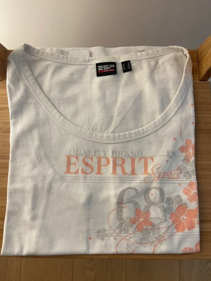 Débardeur femme blanc Esprit Sport - photo numéro 3