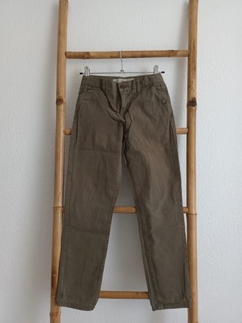 Pantalon chino vert kaki taille ajustable Denim Co 8 / 9 ans