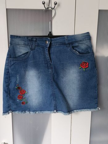 Mini jupe en jeans fille taille XXS