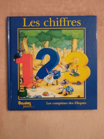 Livre format album les comptines de Filopats Les Chiffres
