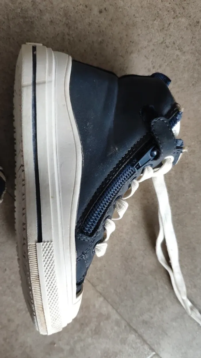 Chaussures montantes bleu marine 24 charlie et friends - photo numéro 8
