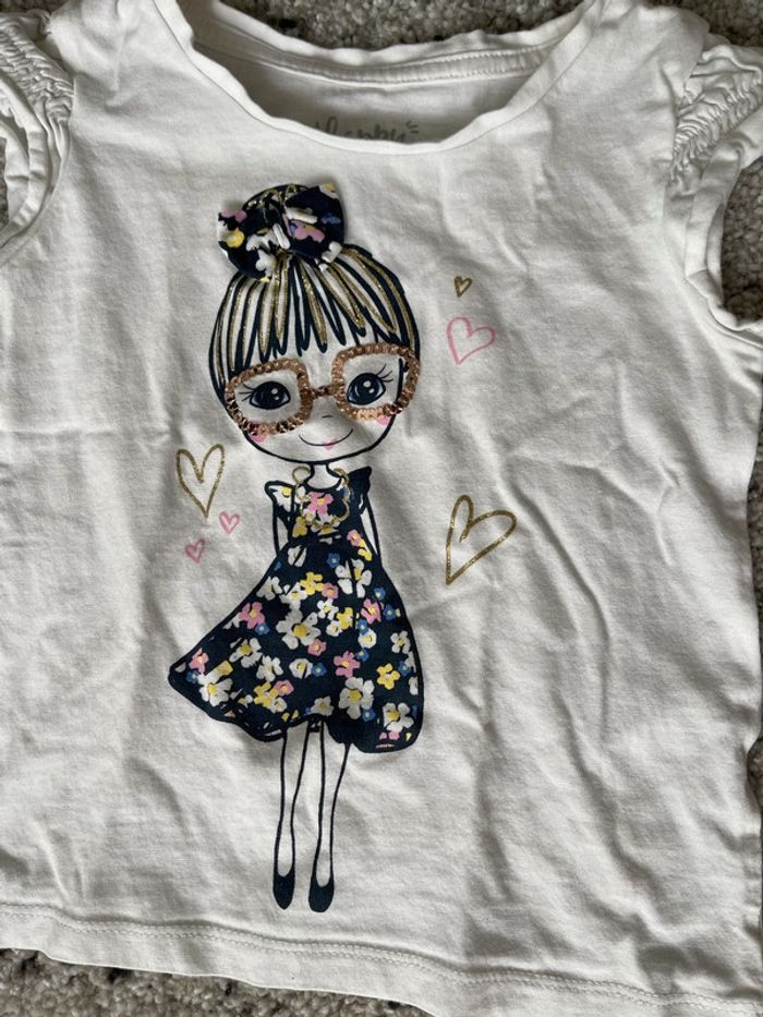 T-shirt fille 2 ans - photo numéro 3