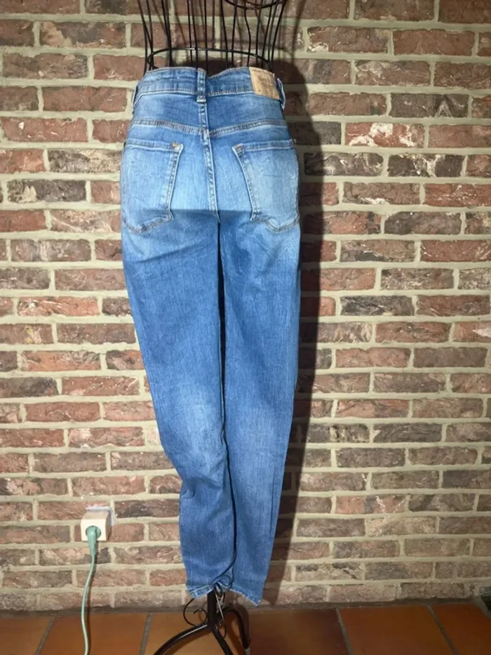 Jeans skinny bleu Bershka Taille S / 36 - photo numéro 14