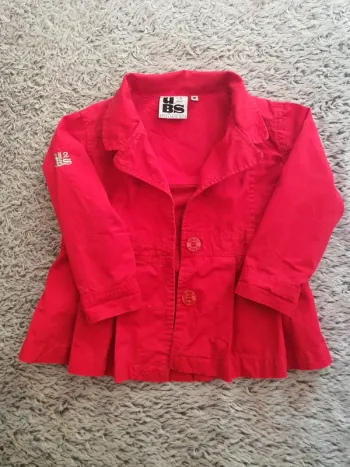 Veste rouge fille 2 ans