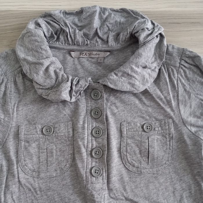 T-shirt femme avec col gris Tex taille S - photo numéro 3