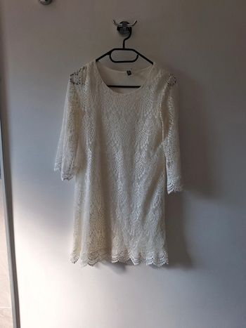 Robe été crème  femme blanche t36