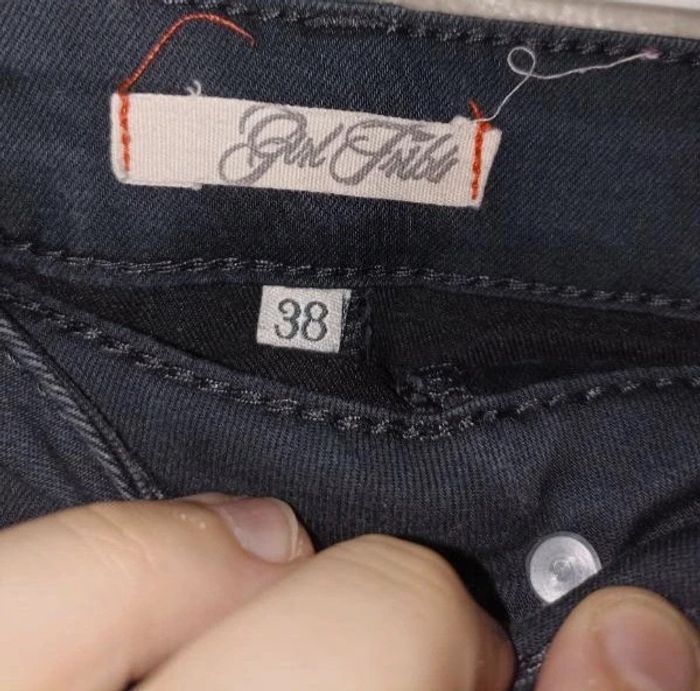 Mini Jupe jean noir - photo numéro 4